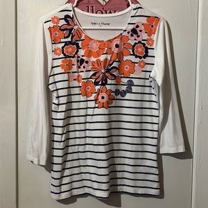Rebecca Malone Floral blouse